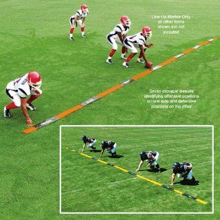 Fisher Football Line Up Markers OFFENSIVE/DEFENSIVE LINE UP MARKER 35 LONG  Football Yard Markers  Sports & Outdoors