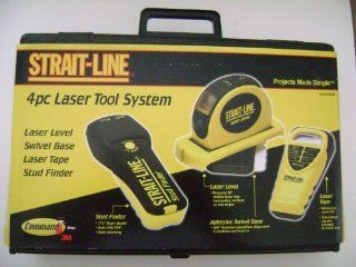 Strait line 4pc Laser Tool System   Strait Line Laser Level  