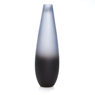 Betty Jackson.Black Graded dark blue tall vase
