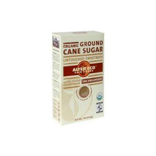 Alter Eco Fair Trade Organic Ground Cane Sugar,16 oz, (pack of 3) 