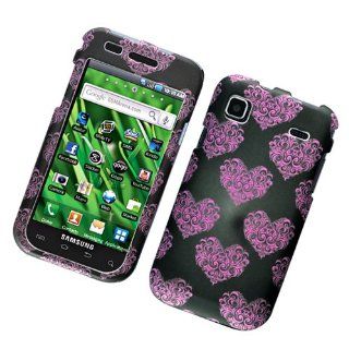 Cuffu   Black Heart Emblem   Samsung Vibrant T959 GalaxyS Case Cover + Screen Protector (Universal) Makes Perfect Gift In Only One LOWEST Shipping Rate $2.98   Goes With Everyday Style And Apparel 
