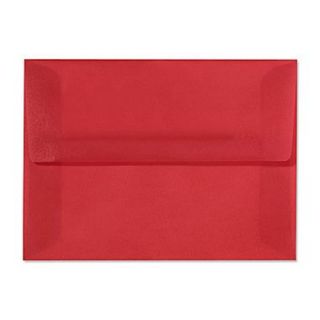 LUX 6 x 9 1/2 30lbs. Square Flap Envelopes W/Glue, Red Translucent, 250/Pack  Make More Happen at
