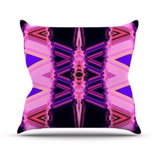Kess InHouse Nina May Decorama Pink Blue Throw Pillow, 26 by 26 Inch  