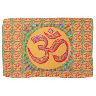 OM MANTRA Symbol  TRUE HOLY ROBE Color Towel