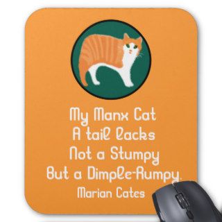 Manx Cat Mouse Pads