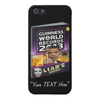 Guinness Book of World Records Obama Liars Edition iPhone 5 Cover