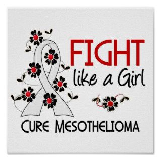 Fight Like A Girl Mesothelioma 38.82 Poster