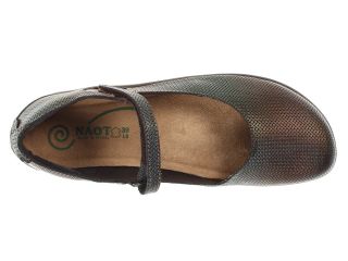 Naot Footwear Reka Rattlesnake Brown Leather/French Roast Leather