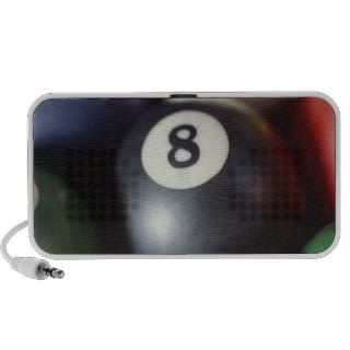 Balls on a pool table 2 iPod speakers