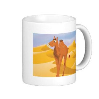 Cute Cartoon Camel Coffee Mugs