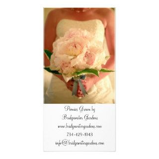 Wedding Florist Business Card Photo Cards