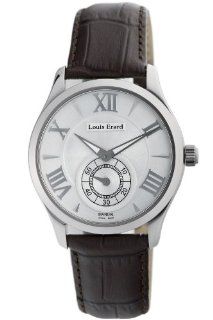 Louis Erard Men's 47207AA21.BDCL21 1931 Automatic Silver Dial Brown Leather Watch Watches