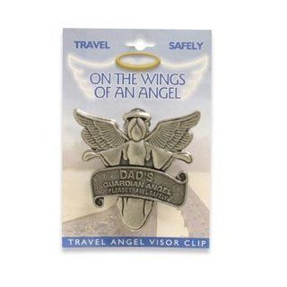 On the Wings of an Angel Visor Clip, Father, Dad's Guardian Angel Please Travel Safely   Other Products