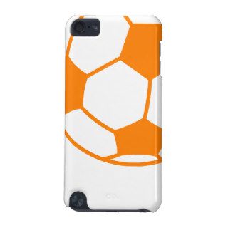 Orange & White Soccer iPod Touch (5th Generation) Covers
