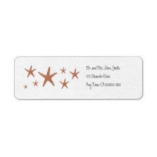 Starfish Return Address Label