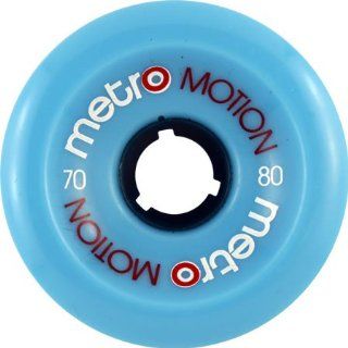Metro Motion 70mm 80a Blue Skateboard Wheels (Set Of 4)  Sports & Outdoors