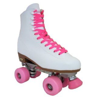 Chicago Outdoor Skates   Chicago Starter White   Pink Outdoor Wheels  Childrens Roller Skates  Sports & Outdoors