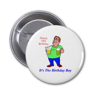 55th Birthday Boy Pins