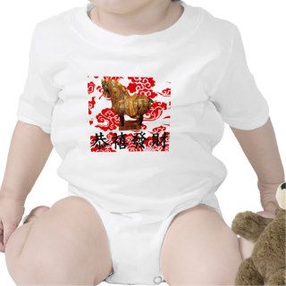 Chinese New Year Zodiac Wood Horse Auspicious 2014 Baby Creeper
