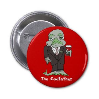 Cool Fish Gifts Custom Button Pin