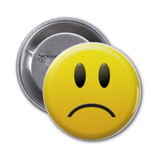 Sad Smiley Face Pins