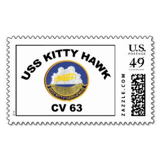 CV 63 USS Kitty Hawk Postage