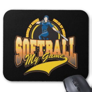 Softball My Game(Womens) Mouse Mats
