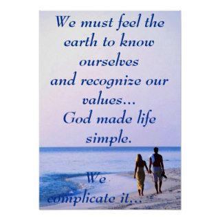 Life is simple Poster
