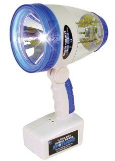 Vector VEC128BW Corded/Cordless Rechargeable 1 Million Candlepower Spotlight Lantern   Lantern Flashlights  