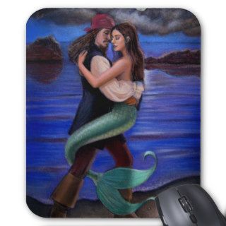 Pirate's Mermaid Fantasy Art Mousepad