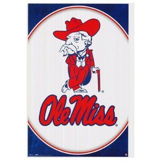 University Of Mississippi  Ole Miss Logo Poster Poster Print, 22x34  
