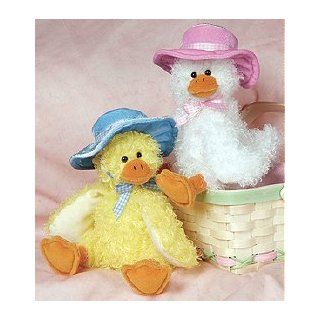 Miss Madeline Stuffed Duck (white) Toys & Games