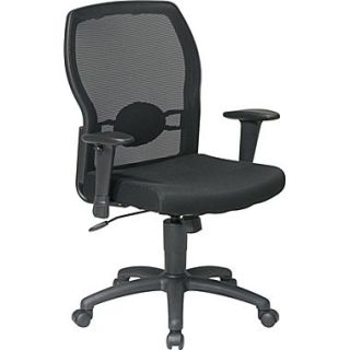 Office Star WorkSmart™ Polyester Woven Mesh Back Task Office Chair, Black  Make More Happen at
