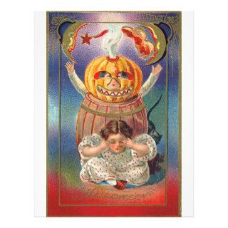 Scary Pumpkin Hallowe'en Personalized Flyer