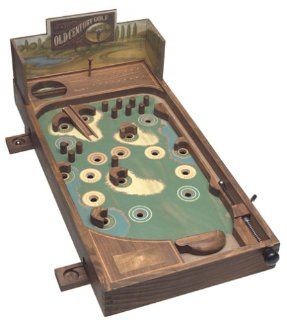 Pinball Golf Wooden Game Toys & Games