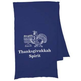 Thanksgivukkah Spirit Turkey Outline Scarf