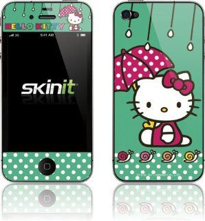 Hello Kitty Polka Dot Umbrella   iPhone 4 & 4s   Skinit Skin Cell Phones & Accessories