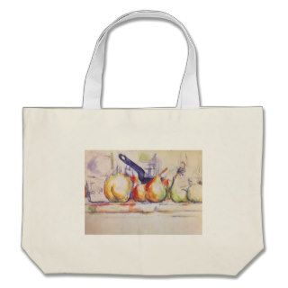 Still Life Saucepan by Cezanne, Impressionism Art Canvas Bag