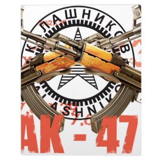 RARE AK 47 RUSSIAN ARMY KALASHNIKOV GUN MILITARY PLAQUE