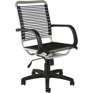 Euro Style™ Bungie Bungee Cord Loops High Back Office Chair, Black  Make More Happen at