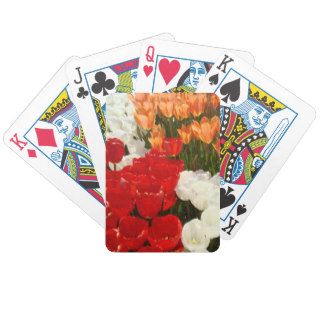 Tulip Flowers Spring Playing Cards custom