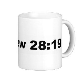 Matthew 2819 mug