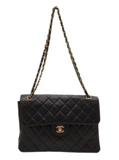 Chanel Vintage Double Flap Jumbo Bag