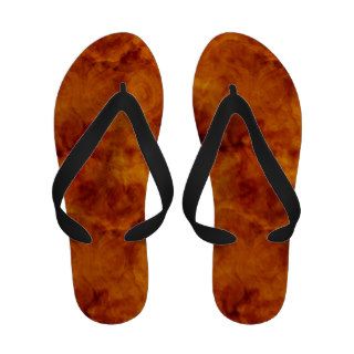 Thoroughly Rusted and Abstract Flip Flops