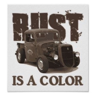 Rust is a color poster