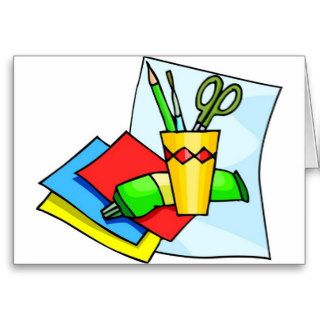 Pencil Cup Greeting Cards