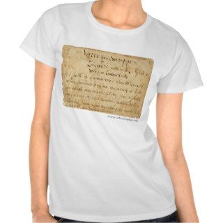 Old syrup receipt t shirt