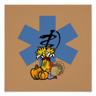 EMS Thanksgiving For EMT and Paramedics Poster