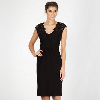 Pearce II Fionda Designer black lace bodice dress