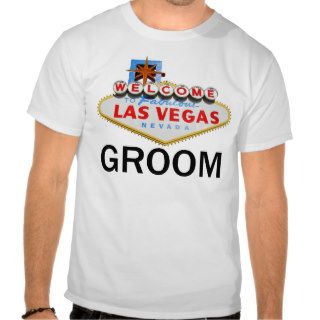 Las Vegas Groom Wedding Shirt